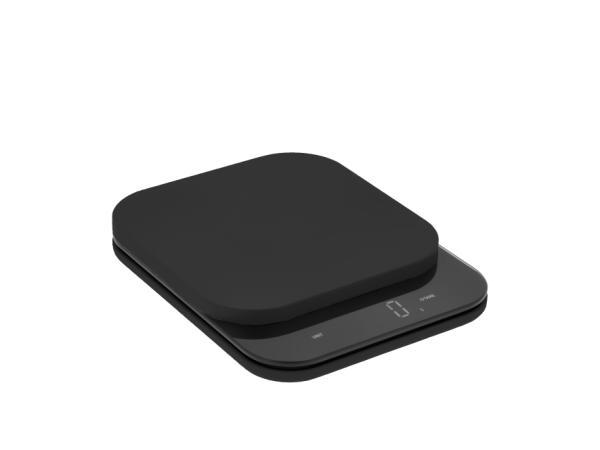 Rosti Køkkenvægt 10 kg m. skål/låg i black, Mensur